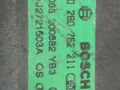 педаль Volkswagen Golf 4 поколение 2000, 1.6 л., бензин, BOSCH, 0280752211, 1J2721503A - фото №4