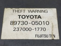блок управления центральным замком Toyota Avensis 1 поколение (T220) 2000, 1.8 л., бензин, 89730-05010, 237000-1770 - фото №3