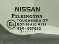 форточка задняя правая Nissan Almera N16 2002, хетчбэк 5 дв., 82262BM701 - фото №2