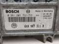 блок управления двигателем Volkswagen Golf 3 поколение 1995, 1.6 л., бензин, BOSCH, 6K0907311B, 0261203752753 - фото №3