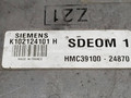 блок управления двигателем Honda Civic 8 поколение 2006, 1.5 л., бензин, SIEMENS, SDEOM1, HMC39100-24870, K102124101H - фото №3