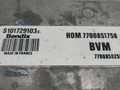 блок управления двигателем Renault Clio 2 поколение 1999, 1.2 л., бензин, 7700858258, HOM7700851758, S101729103C - фото №3