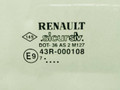 стекло двери передней правой Renault Twingo 1 поколение [2-й рестайлинг] 2002, 1.2 л., i, D7F 708, бензин, 5МКПП, черный, хетчбэк 3 дв., передний привод, 7701467234 - фото №2