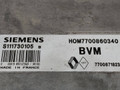 блок управления двигателем Renault 19 2 поколение 1996, SIEMENS, BVM, 7700871823, HOM7700860340, S111730105B - фото №3