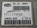 блок управления двигателем Peugeot 405 1 поколение [рестайлинг] 1994, 9611159580, 16076.034, G6.100A04 - фото №3