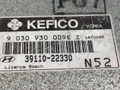 блок управления двигателем Hyundai Accent 1 поколение (X3) 1996, 1.5 л., 9030930009EZ, 39110-22330, 52 - фото №3