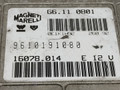 блок управления двигателем Peugeot 106 1 поколение [рестайлинг] 1998, 1.1 л., бензин, G6.110B01, 9610191080, 16078.014 - фото №3