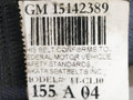 ремень безопасности Cadillac CTS 1 поколение 2004, 3.6 л., i, LY7, бензин, АКПП, чёрный, седан, задний привод, GM15142389 - фото №5