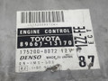 блок управления двигателем Toyota Corolla 9 поколение (E120/E130) [рестайлинг] 2003, 1.8 л., 1ZZ-FE, DENSO, 89661-13170, 175200-8072 - фото №3