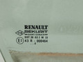 стекло двери передней правой Renault Laguna 1 поколение [рестайлинг] B568 2000, 1.6 л., i, K4M 720, бензин, 5МКПП, серый, хетчбэк 5 дв., передний привод, 43R-000464, 7701467577 - фото №2