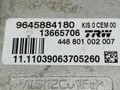 Блок управления ABS/ESP Peugeot 407 1 поколение 2006, 1.6 л., HDi, 9HY (DV6TED4), дизель, МКПП, серый, передний привод, 9645884180, 13665706, 448801002007 - фото №3