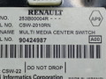 джойстик управления мультимедиа Renault Laguna 3 поколение BT0A 2009, 1.5 л., DCi, K9K 780, дизель, 6МКПП, серый, хетчбэк 5 дв., передний привод, 253B00004R, 90424987, CSW-2010RN - фото №4