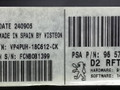 блок управления печки / климат-контроля Peugeot 407 1 поколение 2006, 1.6 л., HDi, 9HY (DV6TED4), дизель, МКПП, серый, передний привод, VISTEON, 96573326YW03, FCNB0B139 - фото №4