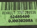 моторчик заслонки печки Renault Espace 4 поколение 2006, 1.9 л., DCi, F9Q 820, дизель, 6МКПП, белый, минивэн, передний привод, 52485400, 0J0030208A - фото №4