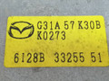 блок AirBag Peugeot 607 1 поколение 9D 2003, 2.2 л., HDi, 4HX (DW12TED4/FAP), дизель, АКПП, синий, седан, передний привод, G31A57K30B - фото №3