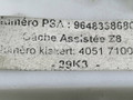 замок багажника Peugeot 607 1 поколение 9D 2003, 2.2 л., HDi, 4HX (DW12TED4/FAP), дизель, АКПП, синий, седан, передний привод, 9648338680 - фото №4