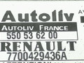блок AirBag Renault Laguna 1 поколение 1998, 2.2 л., TD, G8T 752, дизель, 5МКПП, серый, универсал, передний привод, 7700429436A, 550536200 - фото №3
