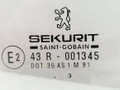 стекло двери задней правой Peugeot 607 1 поколение 9D 2003, 2.2 л., HDi, 4HX (DW12TED4/FAP), дизель, АКПП, синий, седан, передний привод, 9204H4 - фото №2
