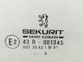 стекло двери передней правой Peugeot 607 1 поколение 9D 2003, 2.2 л., HDi, 4HX (DW12TED4/FAP), дизель, АКПП, синий, седан, передний привод, 9202E8, 9202E7 - фото №2