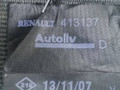 ремень безопасности Dacia Logan 1 поколение [рестайлинг] 2007, 1.5 л., DCi, дизель, МКПП, серебристый, универсал, передний привод, 413137, 6001549671 - фото №4