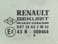 стекло двери передней левой Renault Laguna 1 поколение 1998, 2.2 л., TD, G8T 752, дизель, 5МКПП, серый, универсал, передний привод, 7701467574 - фото №2