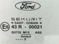стекло двери передней правой Ford Mondeo 3 поколение 2003, 2.0 л., HJBA, дизель, МКПП, белый, универсал, передний привод, 1116874 - фото №2