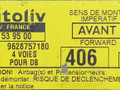 блок AirBag Peugeot 406 1 поколение [рестайлинг] 1999, 550539500, 9628757180 - фото №3