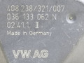 заслонка дроссельная Volkswagen Bora 1 поколение 2004, 1.2 л., 408238321, 408238007, 036133062N - фото №9