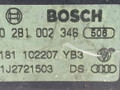 педаль Volkswagen Golf 4 поколение 2001, 1.9 л., SDi, дизель, BOSCH, 0281002346, 1J2721503 - фото №5