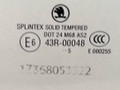 стекло двери передней правой Skoda Octavia 2 поколение (A5) 1Z 2005, 1.9 л., TDi, BJB, дизель, 5МКПП, бежевый, хетчбэк 5 дв., передний привод, 1Z0845202A - фото №2