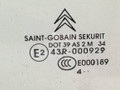 стекло двери передней левой Citroen C5 1 поколение [рестайлинг] 2005, 1.6 л., HDi, дизель, 5МКПП, золотистый, хетчбэк 5 дв., передний привод, 9201H3 - фото №2