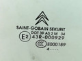 стекло двери передней правой Citroen C5 1 поколение [рестайлинг] 2004, 1.6 л., HDi, 9HZ (DV6TED4), дизель, 5МКПП, темно-серый, хетчбэк 5 дв., передний привод, 9202G6 - фото №2