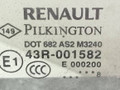 форточка задняя правая Renault Laguna 3 поколение BT0A 2009, 1.5 л., DCi, K9K 780, дизель, 6МКПП, серый, хетчбэк 5 дв., передний привод, 822200001R - фото №2