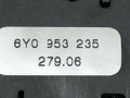 кнопка аварийной сигнализации Skoda Fabia 1 поколение [рестайлинг] 2006, 1.4 л., TDi, BNV, дизель, 5МКПП, чёрная, универсал, передний привод, 6Y0953235 - фото №5