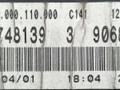 щиток приборов (приборная панель) Fiat Doblo 1 поколение 2001, 1.9 л., JTD, дизель, 5МКПП, синий, минивэн, передний привод, 46748139, 503.000.110.000 - фото №4