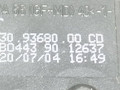 моторчик заслонки печки Opel Zafira 1 поколение (A) [рестайлинг] 2004, 2.2 л., Y 22 DTR, дизель, 5МКПП, серебристый, минивэн, передний привод, BEHR, 30.93680.00, BO4439012637 - фото №4