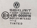 стекло двери передней правой Volkswagen Polo 3 поколение [рестайлинг] 2000, 1.4 л., i, AUD, бензин, 5МКПП, синий, хетчбэк 3 дв., передний привод, 6N4845202A - фото №2