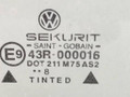 стекло двери передней правой Volkswagen Polo 3 поколение 1998, 1.4 л., i, APQ, бензин, 5МКПП, зелёный, хетчбэк 5 дв., передний привод, 6N4845202A - фото №2