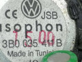 динамик высокочастотный (пищалка) Volkswagen Polo 3 поколение [рестайлинг] 2000, 1.4 л., i, AUD, бензин, 5МКПП, синий, хетчбэк 3 дв., передний привод, 3B0035411B - фото №5