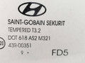 стекло двери задней правой Hyundai i30 1 поколение 2010, 1.6 л., CRDi, дизель, 6МКПП, серебристый, хетчбэк 5 дв., передний привод, 834212L010 - фото №2