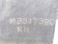 обшивка багажника Mitsubishi Lancer 6 поколение CB4A 1993, 1.6 л., i, 4G92 (SOHC 16V), бензин, 5МКПП, синий, седан, передний привод, MB817320 - фото №3