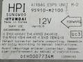 блок AirBag Hyundai Santamo 1 поколение 1999, 2.0 л., i, бензин, 5МКПП, серебристый, минивэн, передний привод, 95910-M2100, 5WK41DE - фото №3