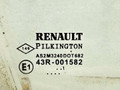 стекло двери передней правой Renault Laguna 2 поколение 2001, 1.8 л., i, F4P 770, бензин, 5МКПП, серебристый, хетчбэк 5 дв., передний привод, 8200000385 - фото №2