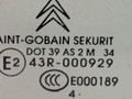 стекло двери задней левой Citroen C5 1 поколение [рестайлинг] 2005, 1.6 л., HDi, дизель, 5МКПП, белый, хетчбэк 5 дв., передний привод, 9203AR - фото №2