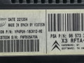 блок управления печки / климат-контроля Citroen C5 1 поколение [рестайлинг] 2005, 1.6 л., HDi, дизель, 5МКПП, белый, хетчбэк 5 дв., передний привод, VISTEON, 96573328, FNFB05A70A, 96498318YW - фото №3