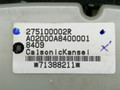 блок управления печки / климат-контроля Renault Laguna 3 поколение 2008, 1.6 л., i, бензин, 6МКПП, синий, хетчбэк 5 дв., передний привод, 275100002R, A02000A8400001 - фото №4