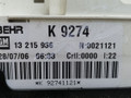 блок управления печки / климат-контроля Opel Meriva 1 поколение (A) [рестайлинг] 2006, 1.7 л., CDTi, Z 17 DTH, дизель, 5МКПП, серебристый, минивэн, BEHR, 13215936, R9274 - фото №3