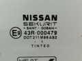 стекло двери передней левой Nissan Almera Tino V10 2001, 2.2 л., DCi, YD22DDTi, дизель, 5МКПП, серебристый, минивэн, передний привод, 80301BU001 - фото №2