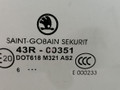 стекло двери передней правой Skoda Fabia 1 поколение [рестайлинг] 2006, 1.4 л., TDi, BNV, дизель, 5МКПП, чёрная, универсал, передний привод, 6Y0845202A - фото №2