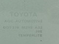 стекло двери передней левой Toyota Camry 7 поколение XV40 2008, 2.4 л., i, 2AZ-FE, бензин, АКПП, серебристый, седан, передний привод, DOT-376, 6810206080 - фото №2